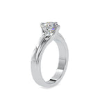 SKU: 0145 (22K) Fancy Shank Round Diamond Engagment Ring in Rose Gold.
