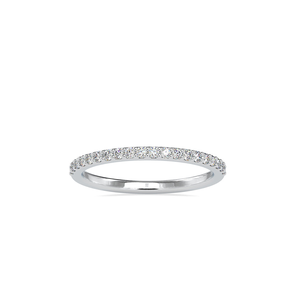 SKU: 0146 (18K) Diamond-Accent Wedding band in Rose Gold.