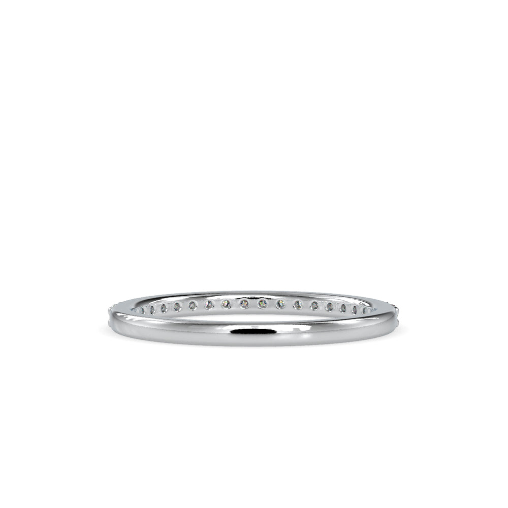 SKU: 0146 (10K) Diamond-Accent Wedding band in Rose Gold.