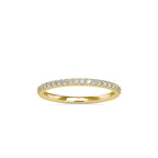 SKU: 0146 (14K) Diamond-Accent Wedding band in Rose Gold.