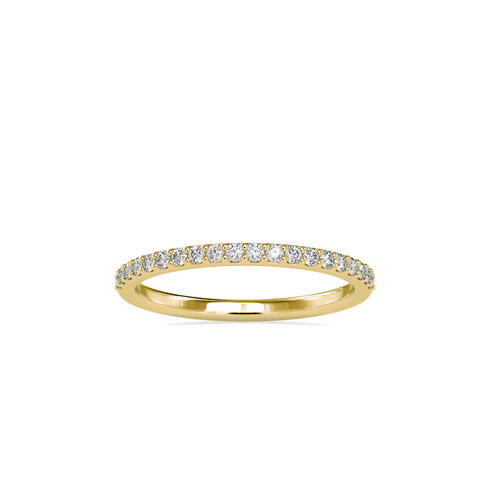 SKU: 0146 (14K) Diamond-Accent Wedding band in Rose Gold.