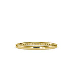 SKU: 0146 (22K) Diamond-Accent Wedding band in Rose Gold.