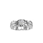 SKU: 0163 (22K) Nature-Inspired Leaf Ring in Rose Gold.