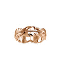 SKU: 0164 (18K) Nature-Inspired Leaf Ring in Rose Gold.