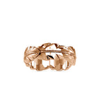 SKU: 0164 (22K) Nature-Inspired Leaf Ring in Rose Gold.