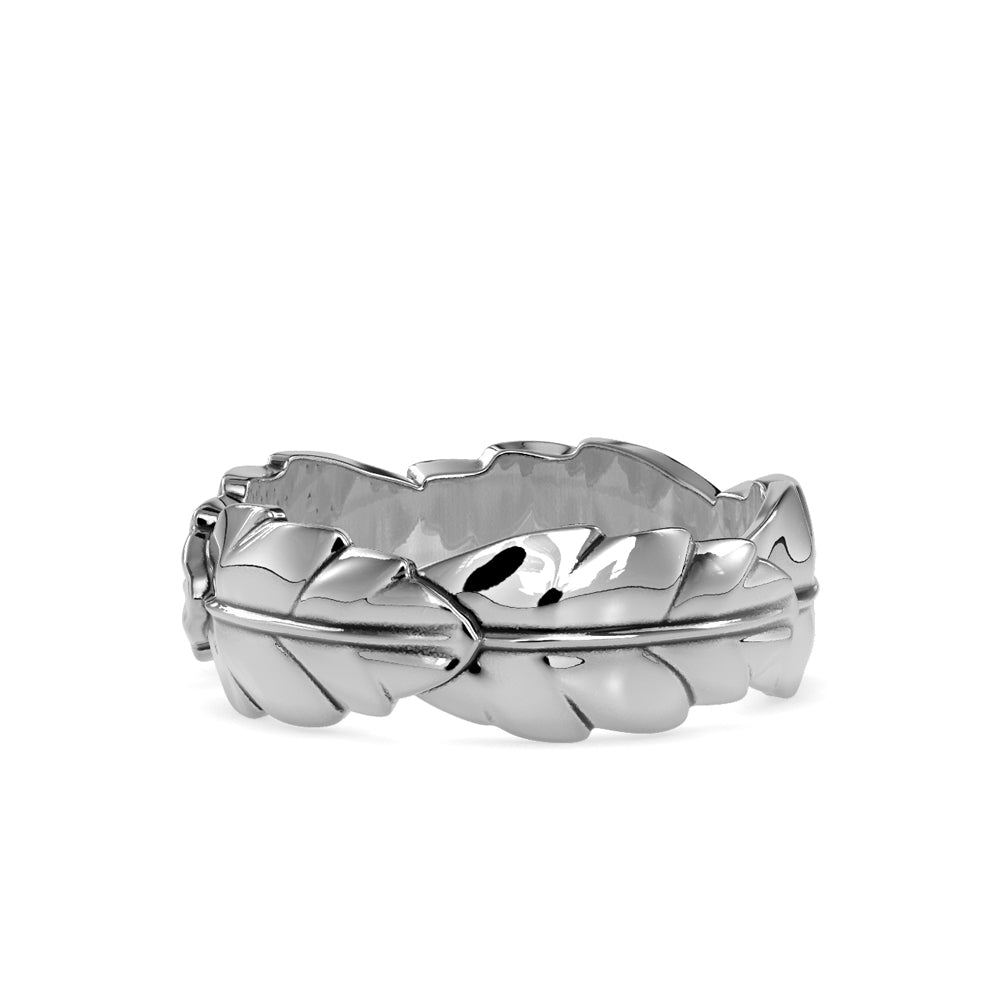 SKU: 0164 (14K) Nature-Inspired Leaf Ring in Rose Gold.