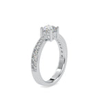 SKU: 0168 (22K) Four-Prong Solitaire Engagment Ring in Rose Gold.