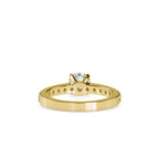SKU: 0169 (22K) Four-Prong Solitaire Engagment Ring in Rose Gold.