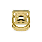 SKU: 0172 (22K) Triple Halo Split-Shank Diamond Ring in Rose Gold.
