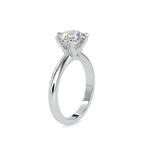 SKU: 0174 (22K) Six-Prong Solitaire Engagment Ring in Rose Gold.