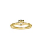 SKU: 0176 (14K) Four-Prong Solitaire Engagment Ring in Rose Gold.