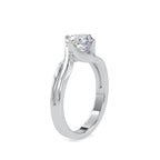 SKU: 0178 (22K) Double Twisted-Prong Solitaire Engagment Ring in Rose Gold.