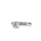 SKU: 0180 (22K) Four-Prong Solitaire Engagment Ring in Rose Gold.