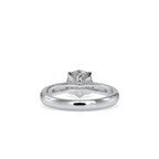 SKU: 0180 (10K) Four-Prong Solitaire Engagment Ring in Rose Gold.