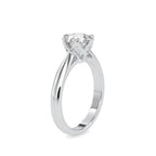 SKU: 0181 (10K) Fancy Six-Prong Solitaire Engagment Ring in Rose Gold.