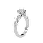 SKU: 0185 (22K) Vintage Shank Four-Prong Solitaire Engagment Ring in Rose Gold.