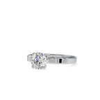 SKU: 0185 (22K) Vintage Shank Four-Prong Solitaire Engagment Ring in Rose Gold.