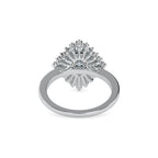 SKU: 0187 (18K) Oval-Shape Halo Engagment Ring in Rose Gold.