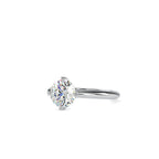 SKU: 0194 (22K) Four-Prong Solitaire Engagment Ring in Rose Gold.