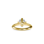 SKU: 0194 (18K) Four-Prong Solitaire Engagment Ring in Rose Gold.