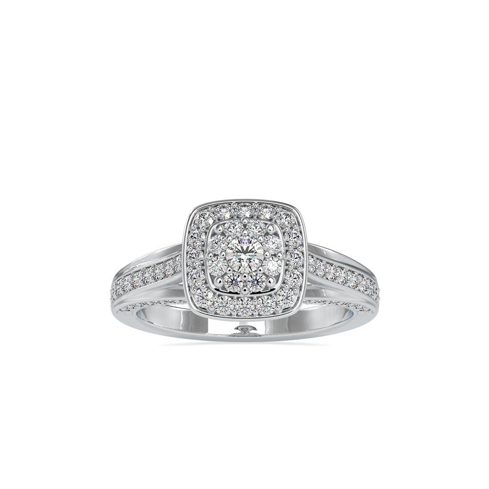 Cushion Shape Diamond Engagement Ring