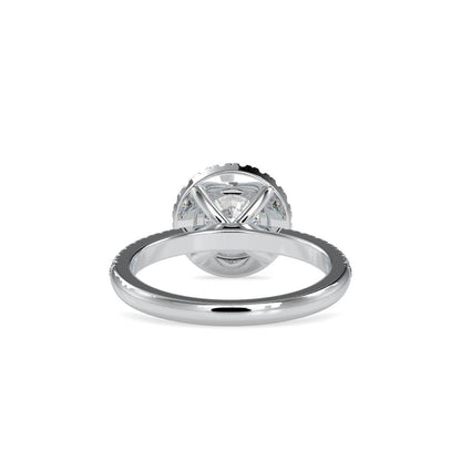 Round Halo Engagement Ring