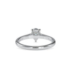 Pear Shape Tappered Solitaire Ring