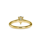 Pear Shape Tappered Solitaire Ring