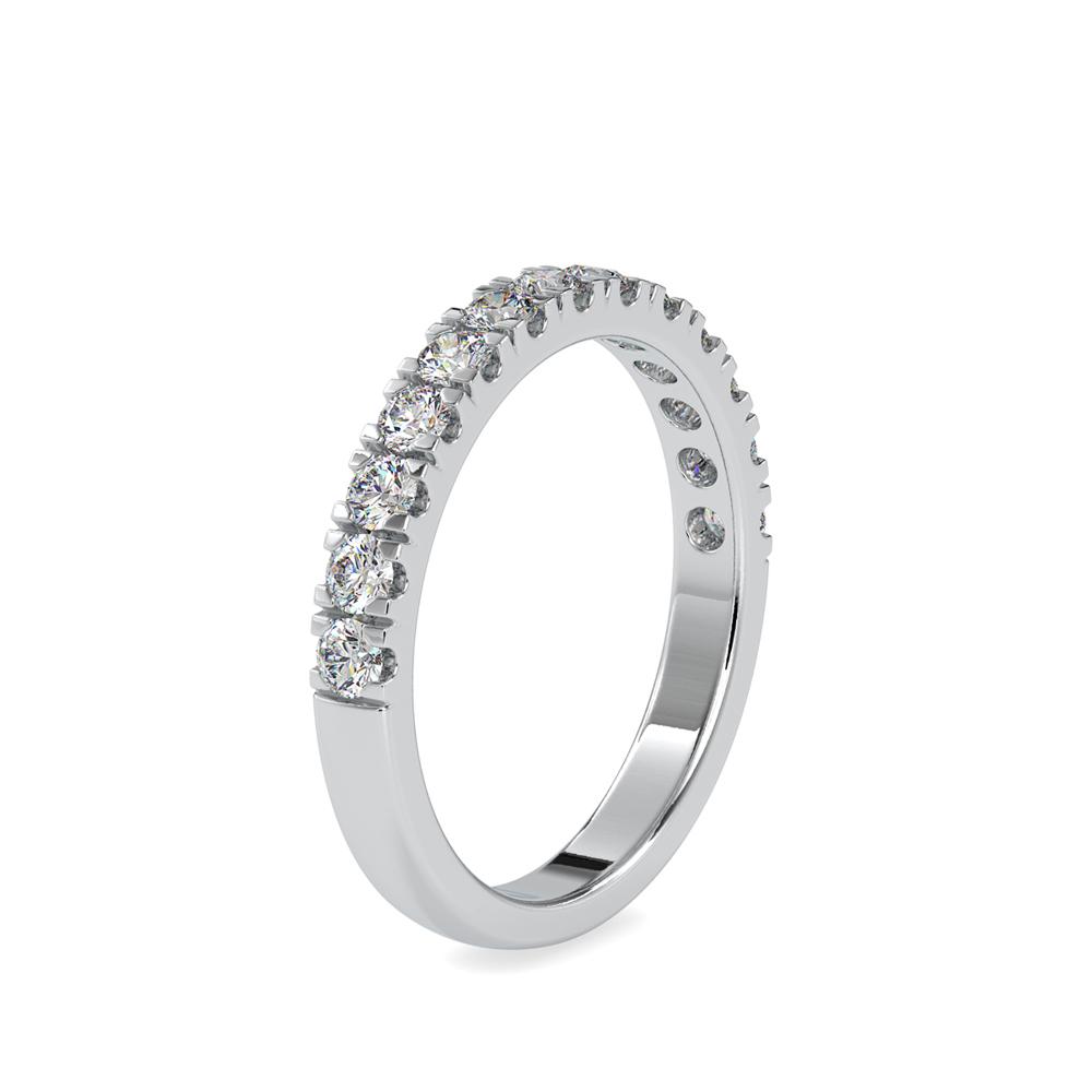 French Pave Diamond Ring