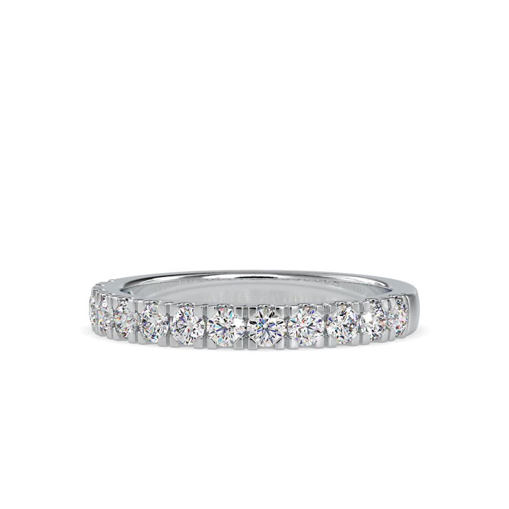 French Pave Diamond Ring