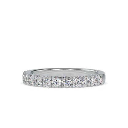French Pave Diamond Ring