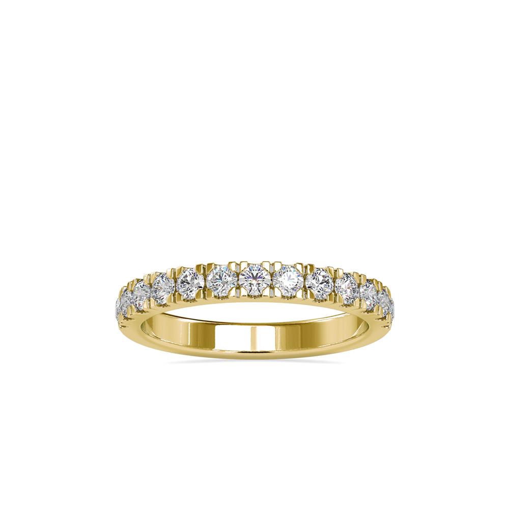 French Pave Diamond Ring