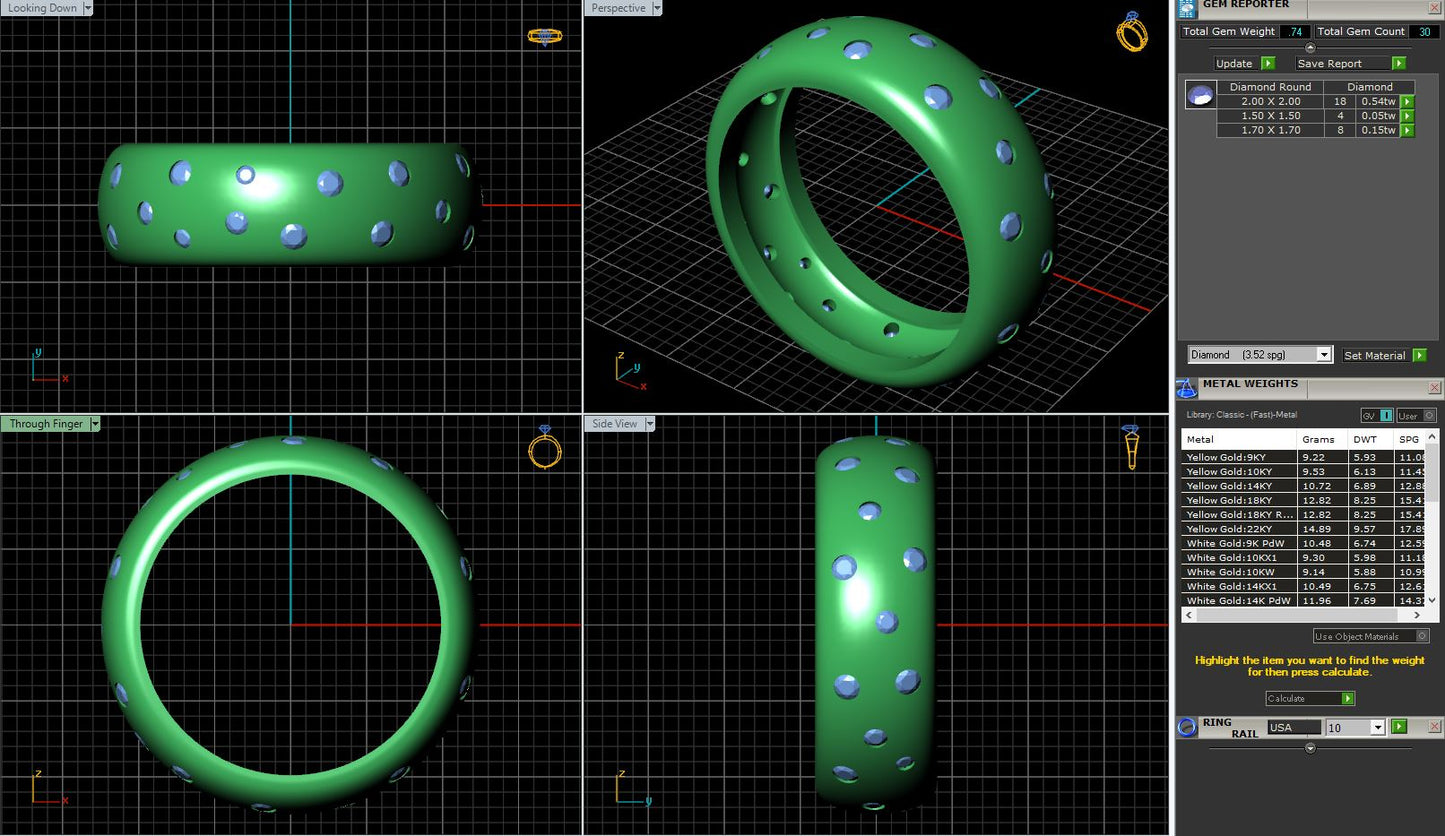 Starlight Diamond Eternity Ring