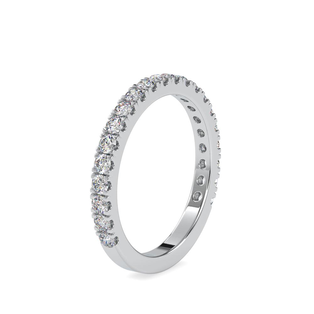 French Pave Diamond Wedding Ring