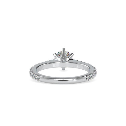 Petite 6 Prong Diamond Engagement Ring