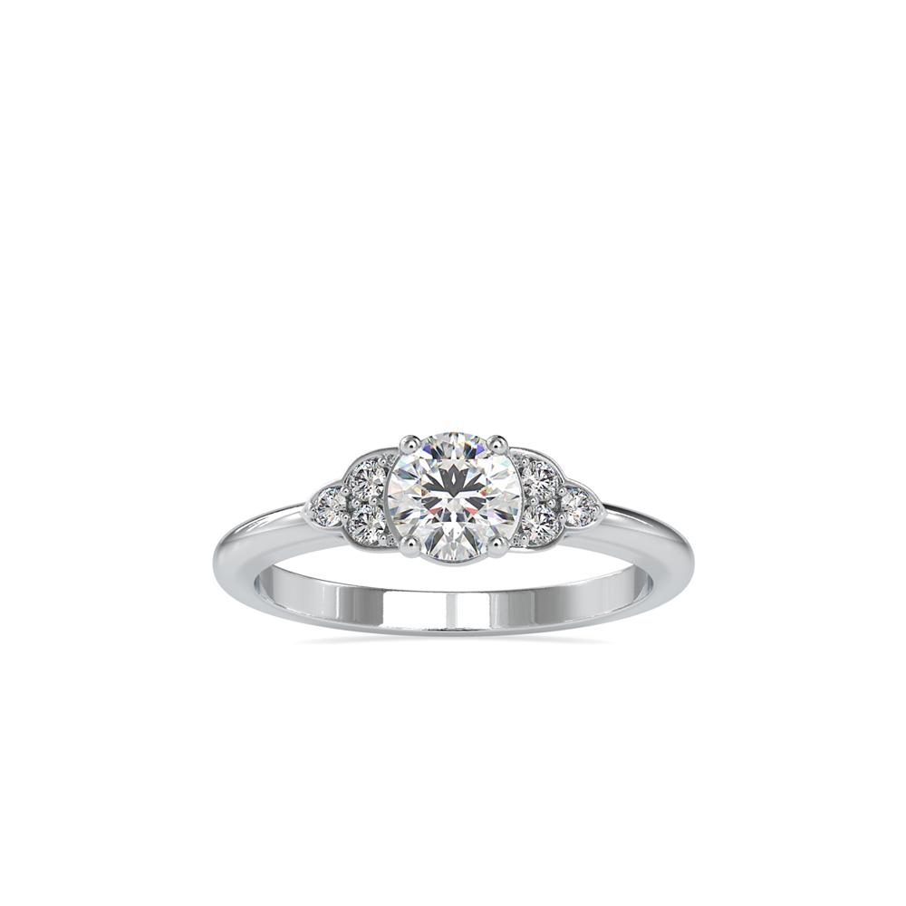 Classic 4 Prong Diamond Engagement Ring