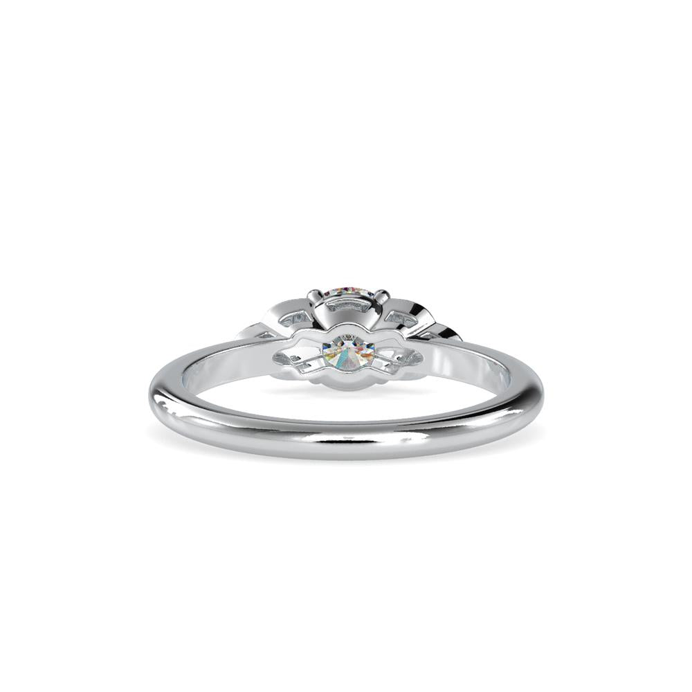 Classic 4 Prong Diamond Engagement Ring