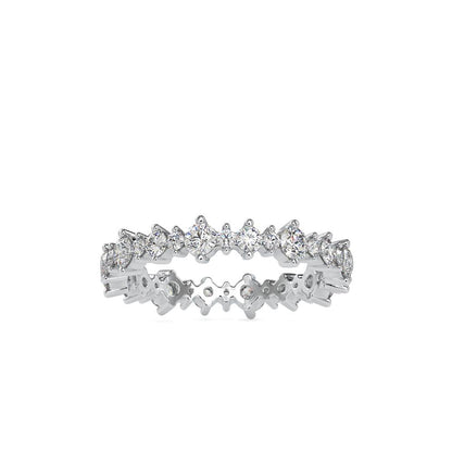 Floating Eternity Diamond Wedding Ring