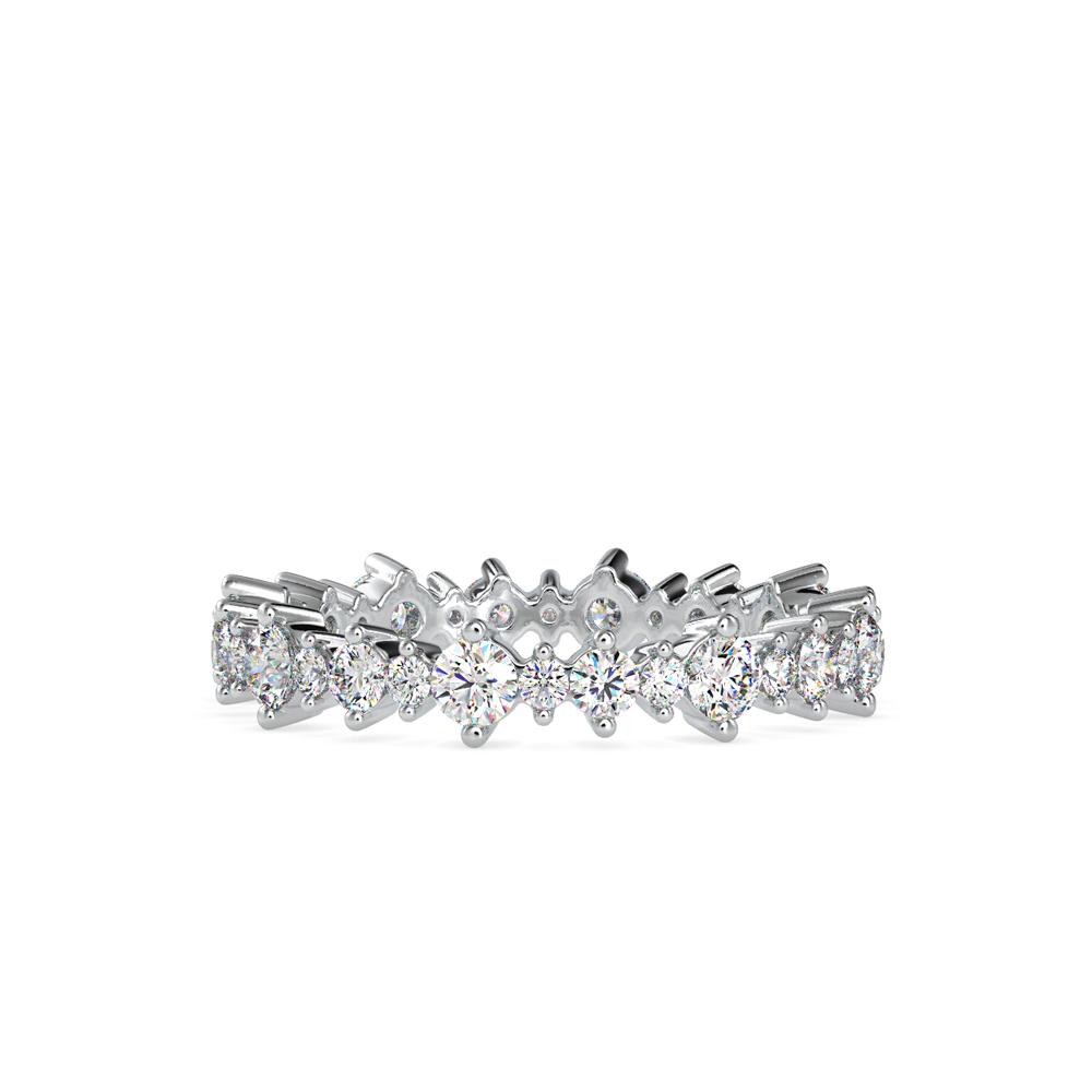 Floating Eternity Diamond Wedding Ring