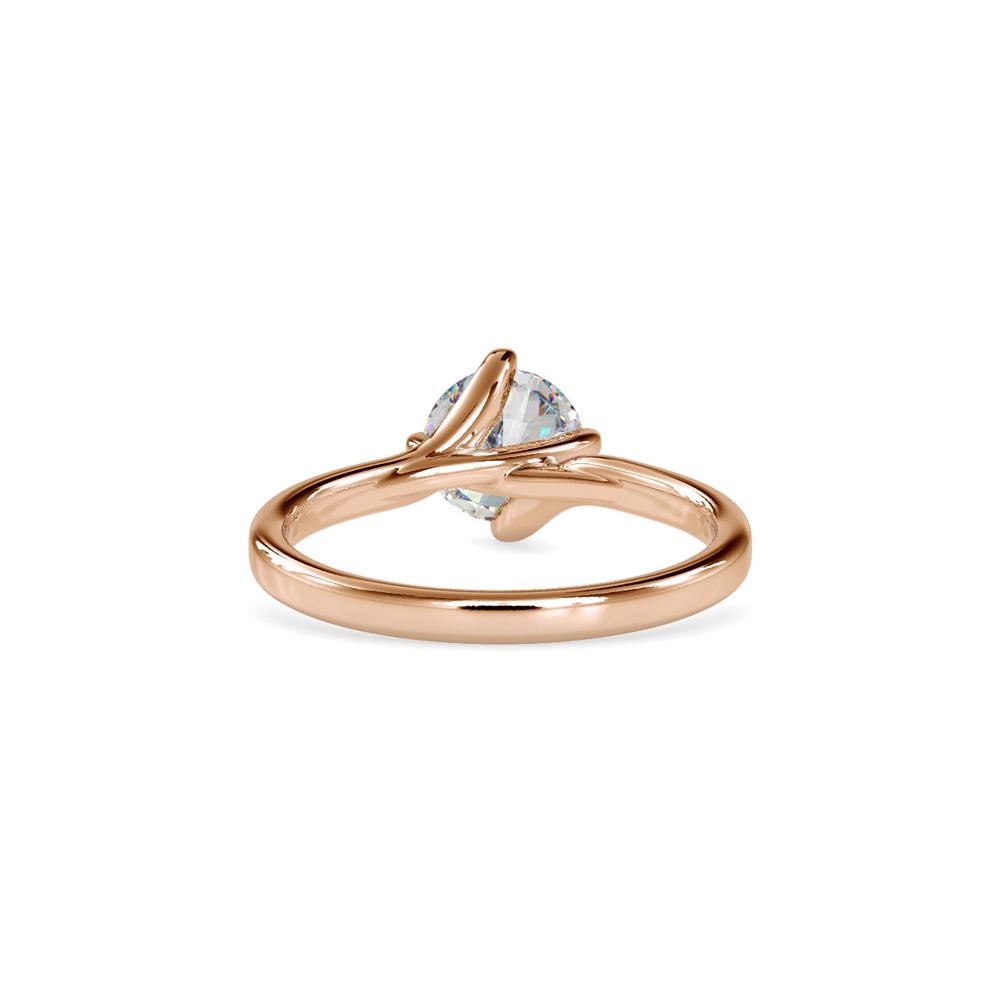 Round 4 Prong Twist Solitaire Engagement Ring