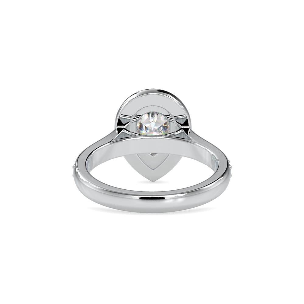Pear Shape Diamond Engagement Ring