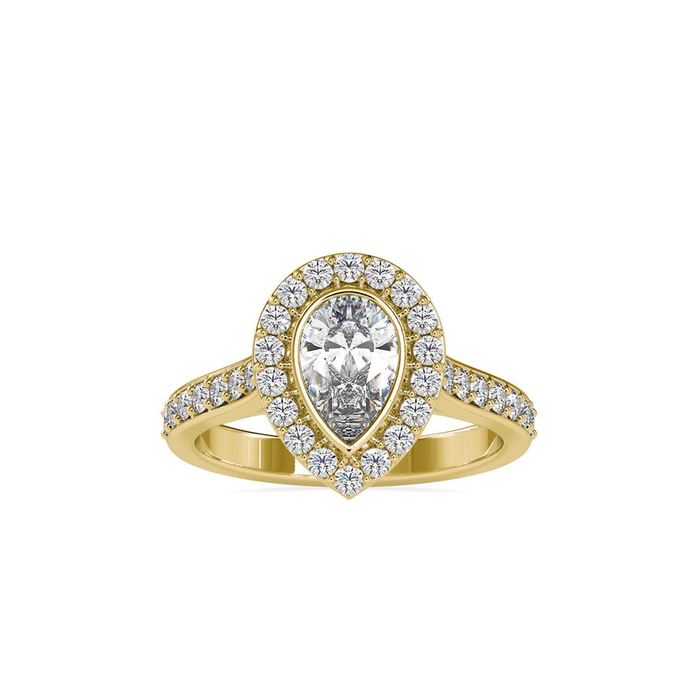 Pear Shape Diamond Engagement Ring