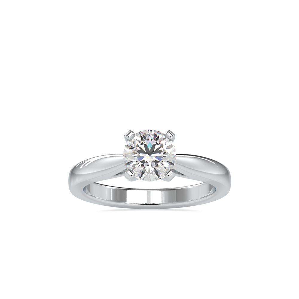 Classic Tapered Solitaire Engagement Ring