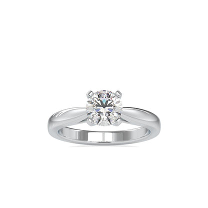 Classic Tapered Solitaire Engagement Ring