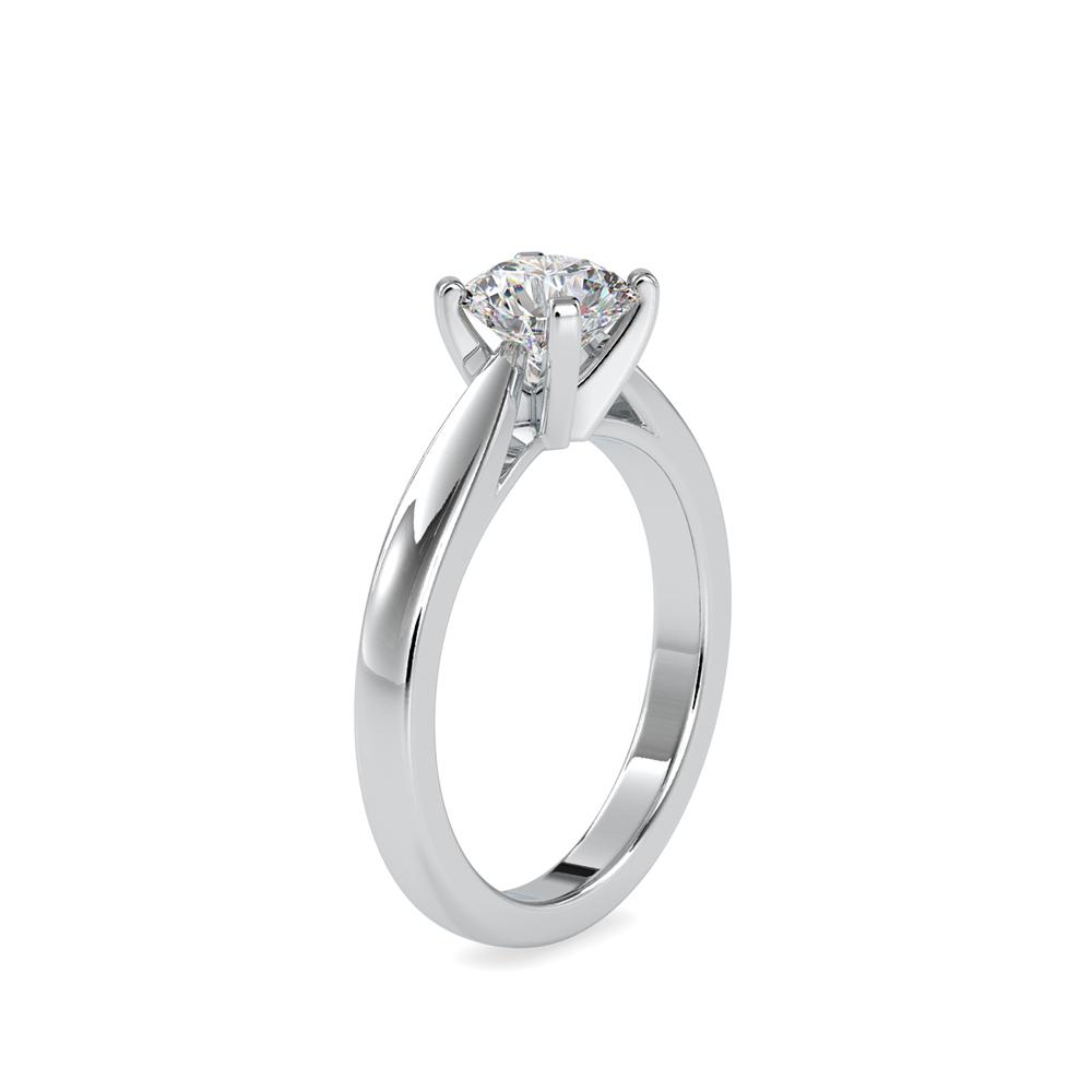 Classic Tapered Solitaire Engagement Ring