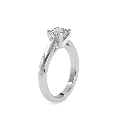 Classic Tapered Solitaire Engagement Ring