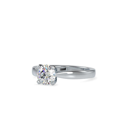 Classic Tapered Solitaire Engagement Ring
