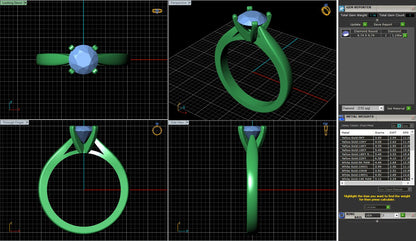 Classic Tapered Solitaire Engagement Ring