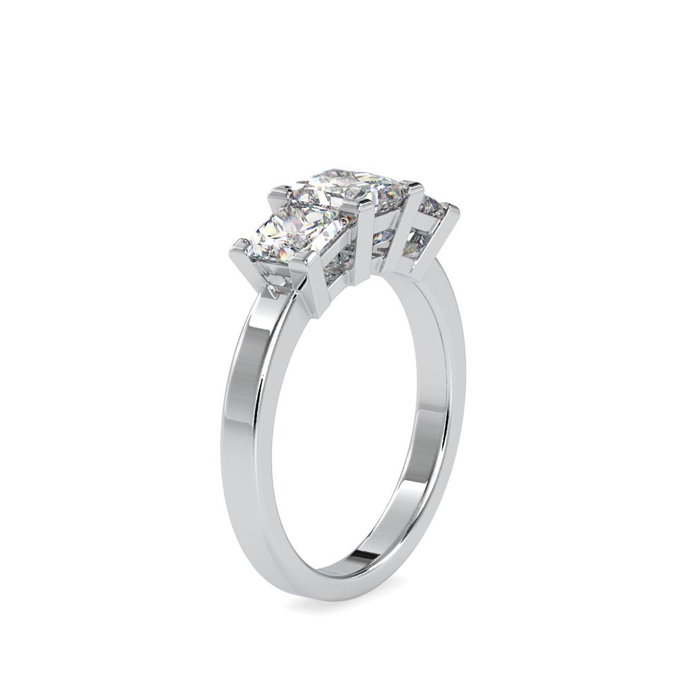 Princess 3-Stone Comfort Engagement Ring