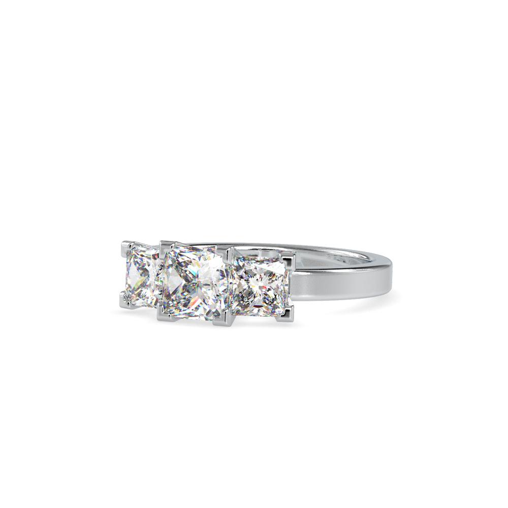 Princess 3-Stone Comfort Engagement Ring